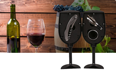 Bottle shape wine set